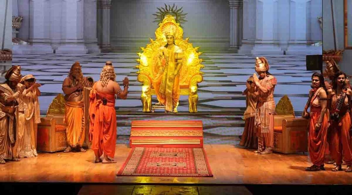 ਮੋਹਾਲੀ ਵਿੱਚ ‘ਹਮਾਰੇ ਰਾਮ’ ਨਾਟਕ ਦੇ ਪਹਿਲੇ ਸ਼ੋਅ ਦੌਰਾਨ ਮੁੱਖ ਮੰਤਰੀ ਭਗਵੰਤ ਸਿੰਘ ਮਾਨ