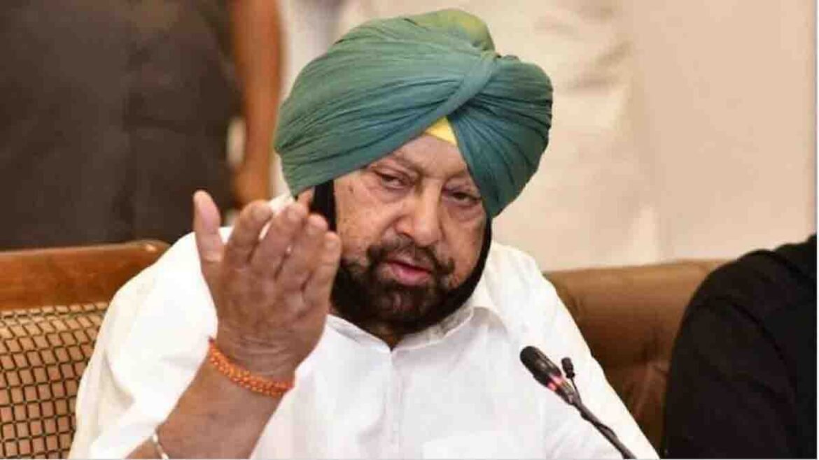 ਕੈਪਟਨ ਅਮਰਿੰਦਰ ਸਿੰਘ ਇੱਕ ਇੰਟਰਵਿਊ ਦੌਰਾਨ ਗੱਲਬਾਤ ਕਰਦੇ ਹੋਏ