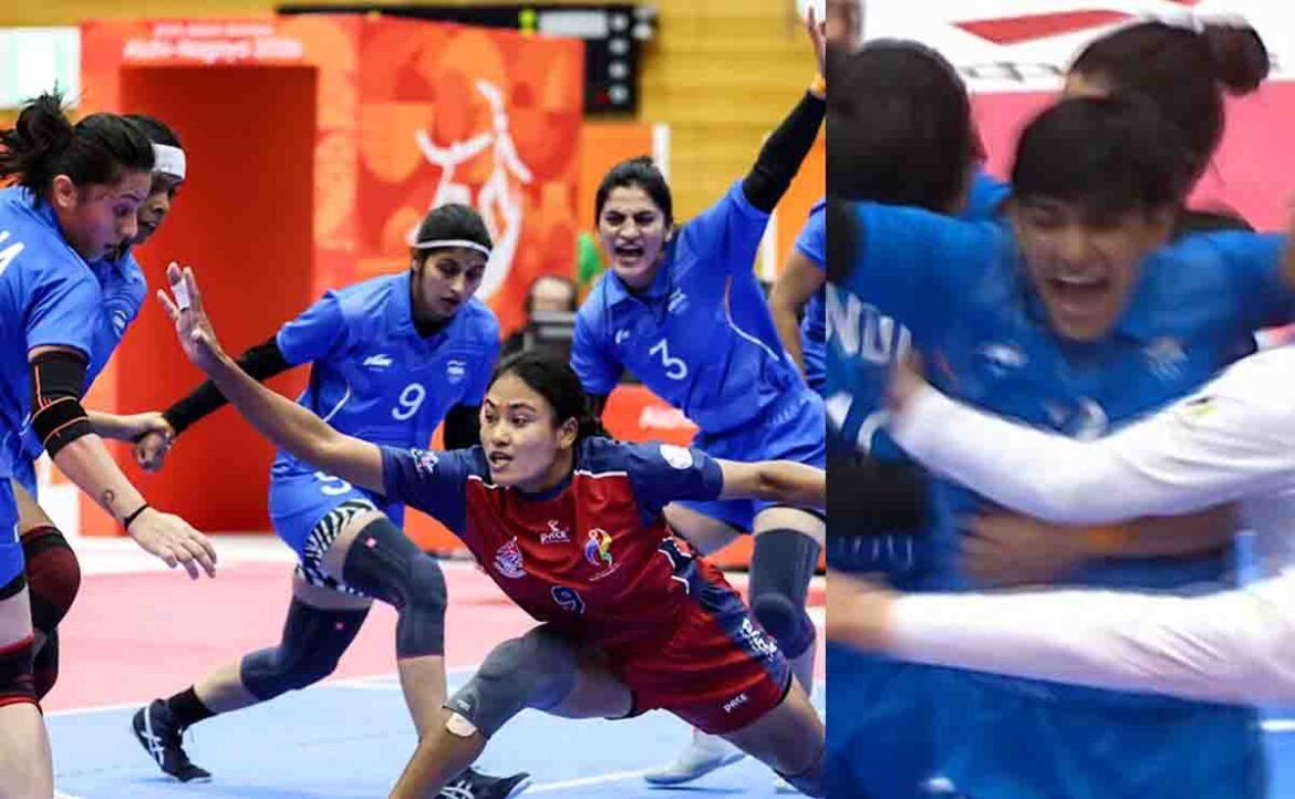 Asian Games 2026 ਦੇ ਫਾਈਨਲ ਦੌਰਾਨ ਭਾਰਤੀ ਮਹਿਲਾ ਕਬੱਡੀ ਟੀਮ ਦੀਆਂ ਖਿਡਾਰਨਾਂ